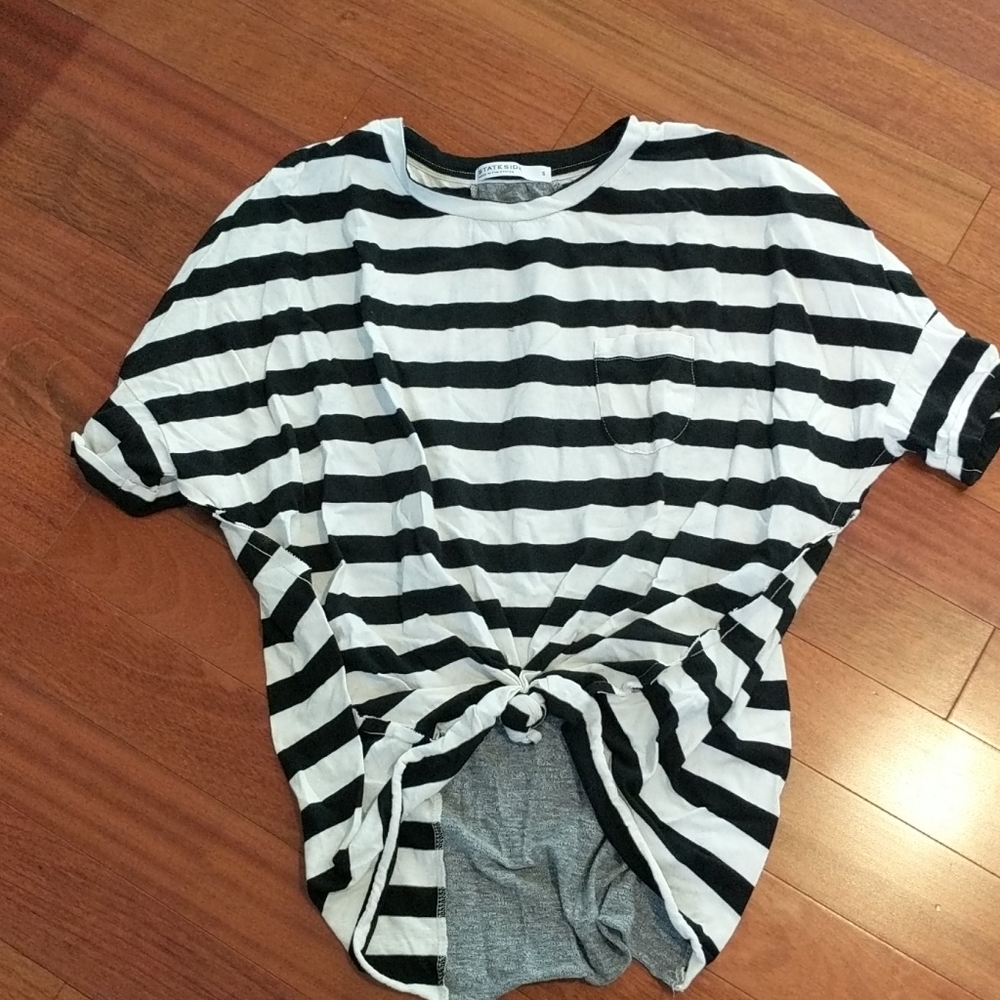 Stateside front knot tee